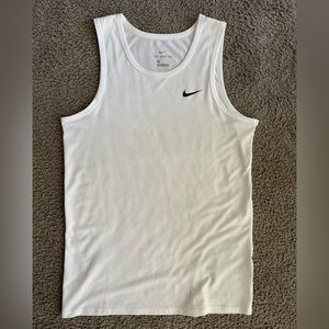 White Nike tank top Small
